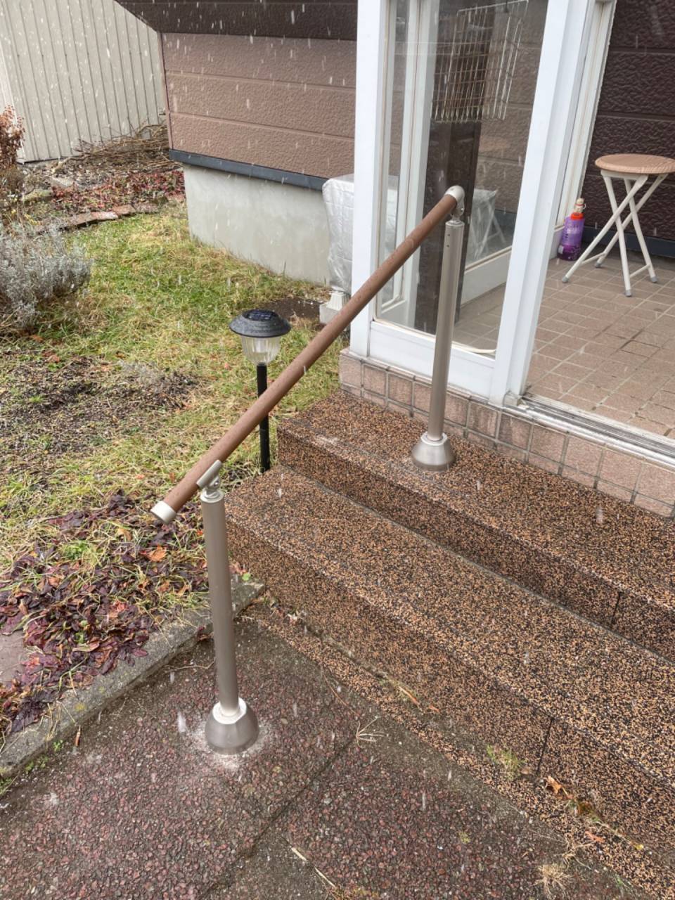 手すり取り付け アプローチ部